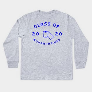 Class of 2020 - Quarantine - Pixelated Kids Long Sleeve T-Shirt